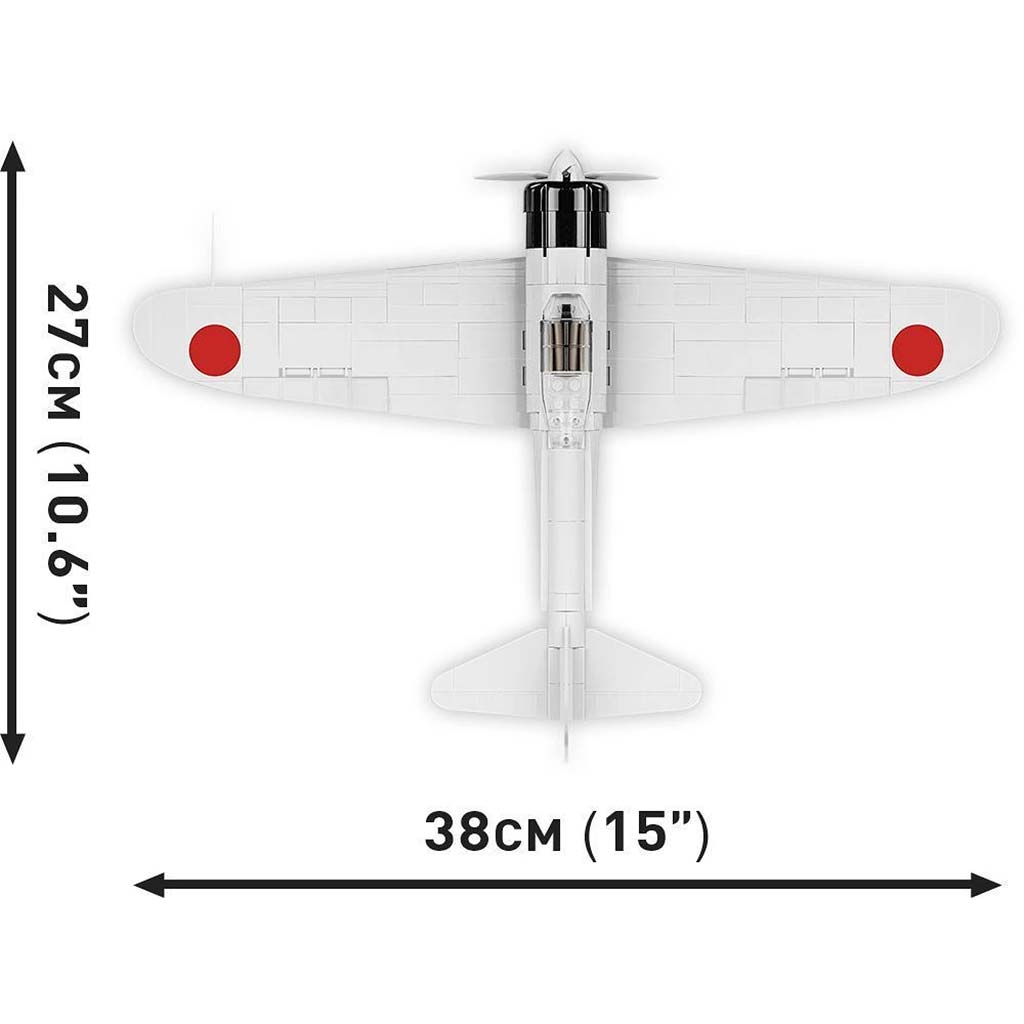 imagen de COBI: Mitsubishi A6M2 Zero‑Sen avión de construcción (5729) 6