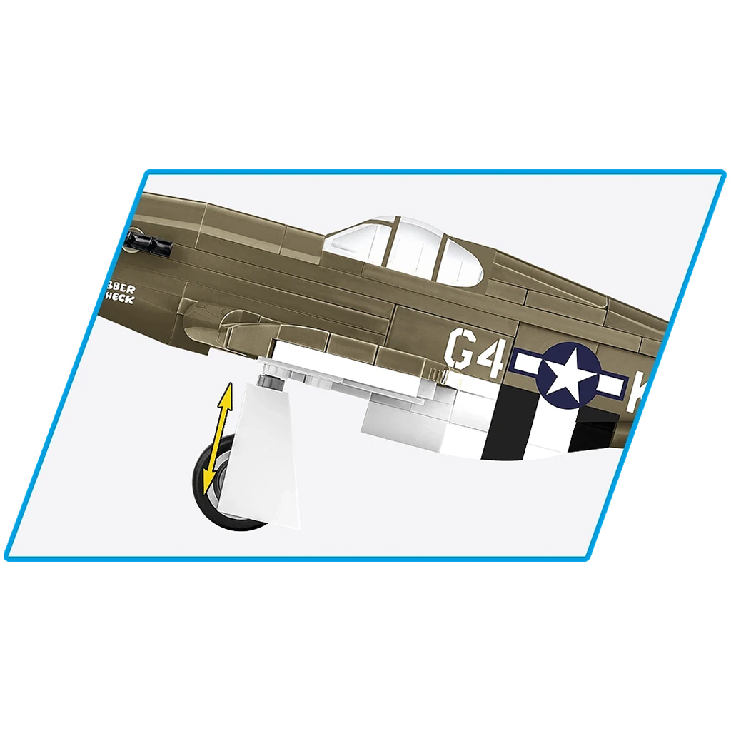 imagen de COBI: Mustang P-51B avión de construcción 3
