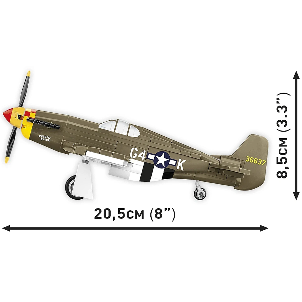 imagen de COBI: Mustang P-51B avión de construcción 4