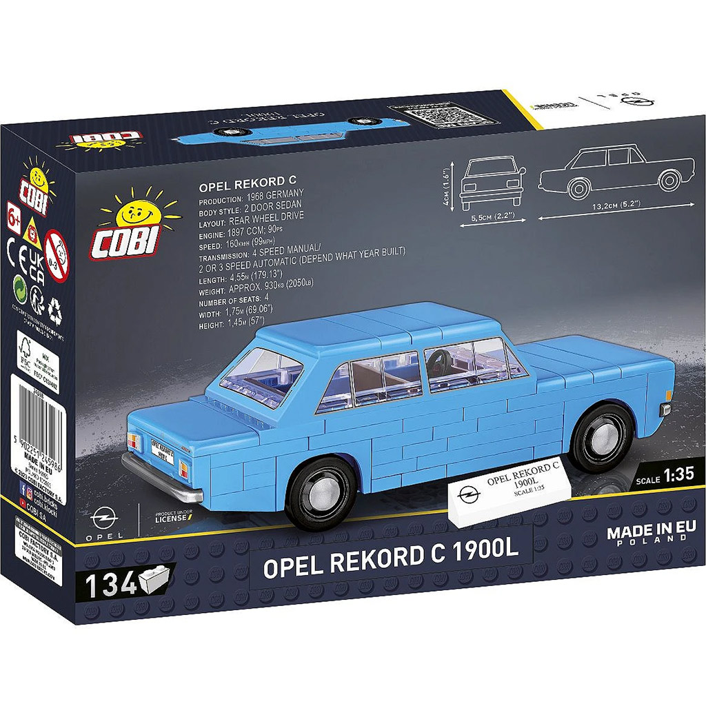 imagen de COBI: Opel Rekord C 1900 L juego de construcción (24598) 3
