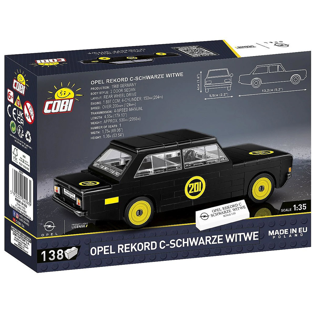 imagen de COBI: Opel Rekord C Viuda Negra juguete de construcción (24597) 3