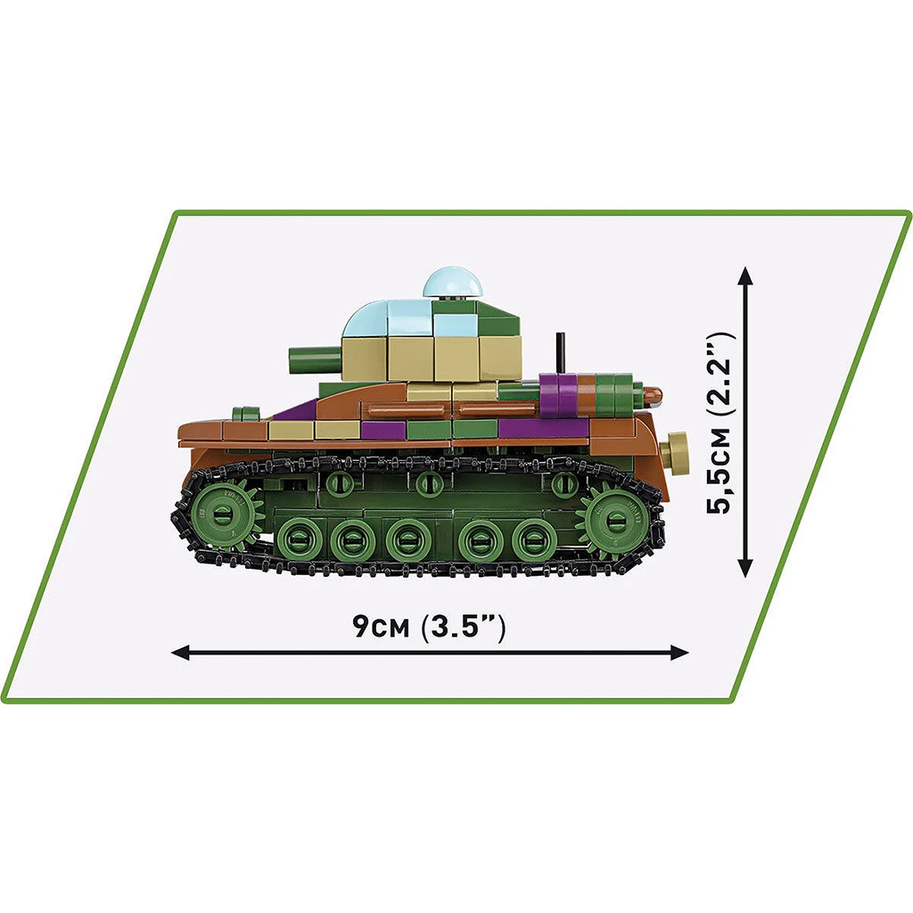 imagen de COBI: Panzer I, Renault R35 y Valentine IX – 3 en 1 juego de construcción (2740) 6
