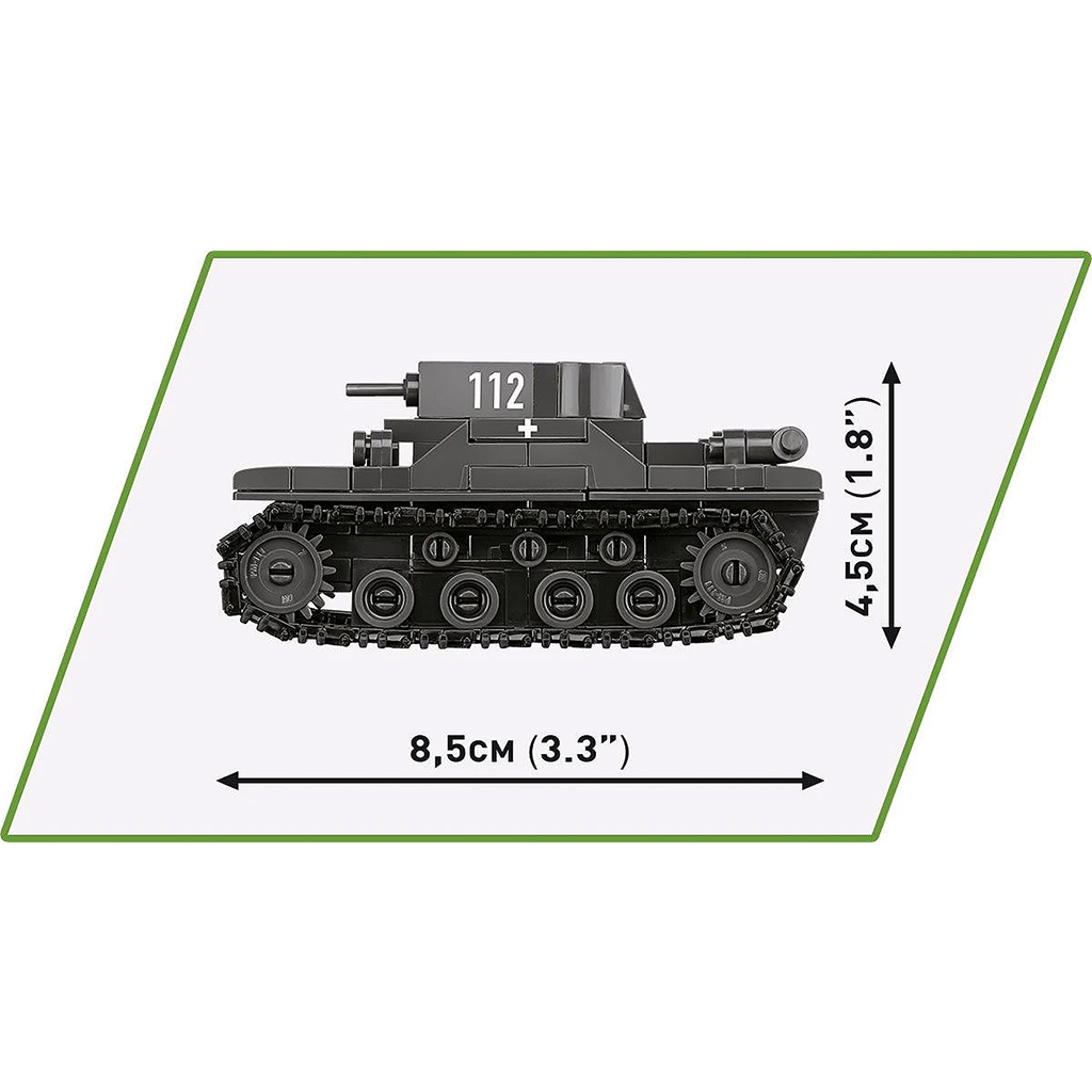 imagen de COBI: Panzer I, Renault R35 y Valentine IX – 3 en 1 juego de construcción (2740) 7