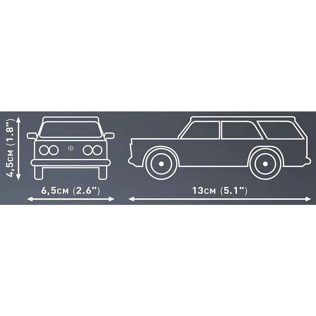imagen de COBI: Polski Fiat 125p Kombi juguete de construcción (24603) 5