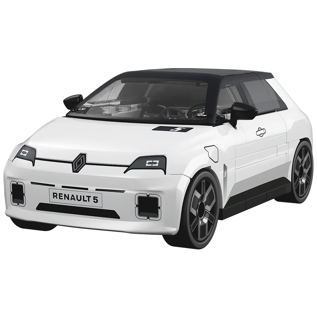 imagen de COBI: Renault 5 E-Tech coche blanco juego de construcción (24675) 2