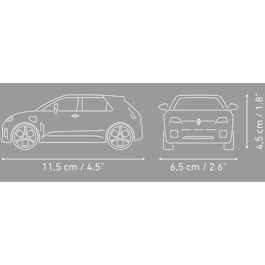 imagen de COBI: Renault 5 E-Tech coche blanco juego de construcción (24675) 4