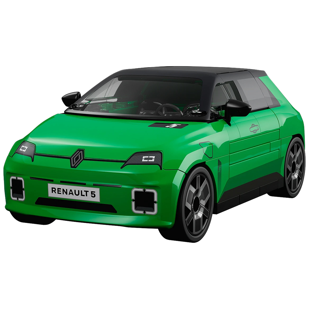 imagen de COBI: Renault 5 E-Tech coche verde juguete de construcción (24674) 2