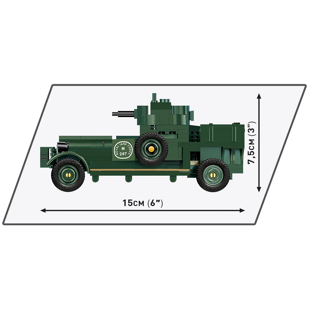 imagen de COBI: Rolls Royce vehículo blindado 1920 Pattern Mk I juego de construcción (2988) 3