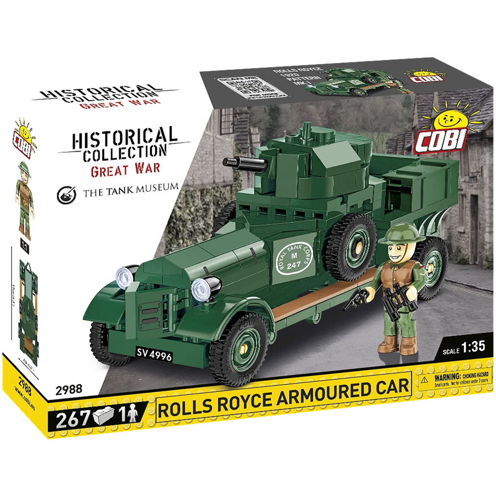 imagen de COBI: Rolls Royce vehículo blindado 1920 Pattern Mk I juego de construcción (2988) 1