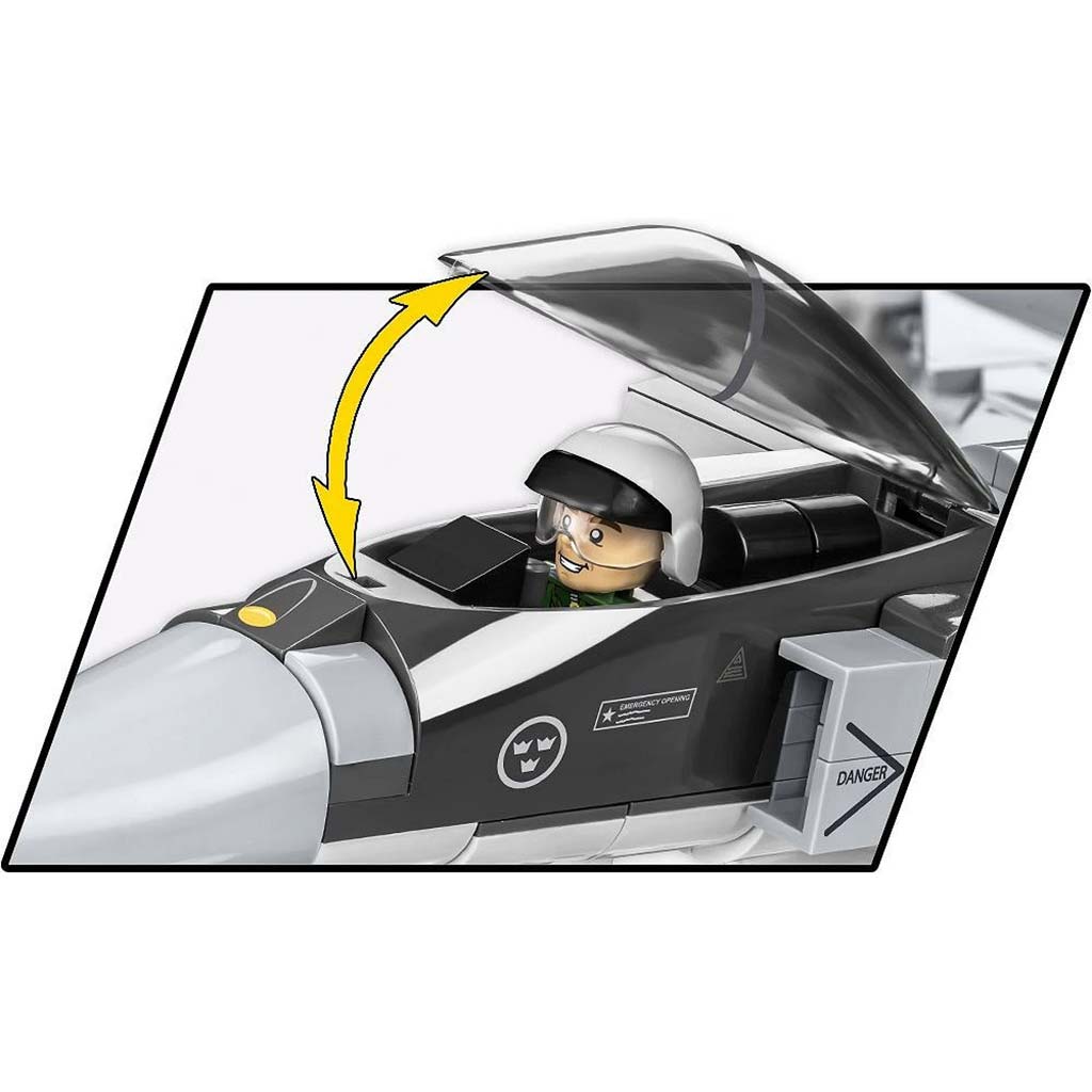 imagen de COBI: SAAB JAS 39 Gripen E avión de construcción (5820) 4