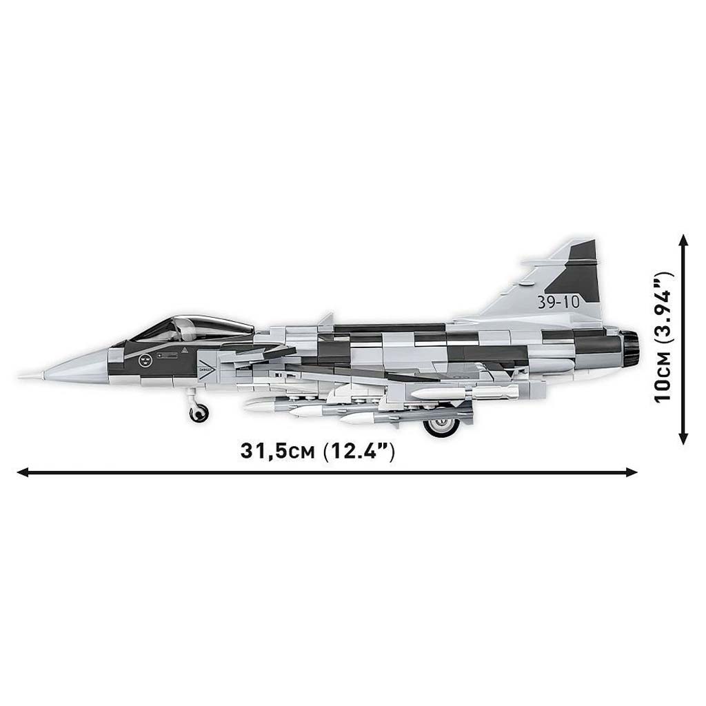 imagen de COBI: SAAB JAS 39 Gripen E avión de construcción (5820) 7