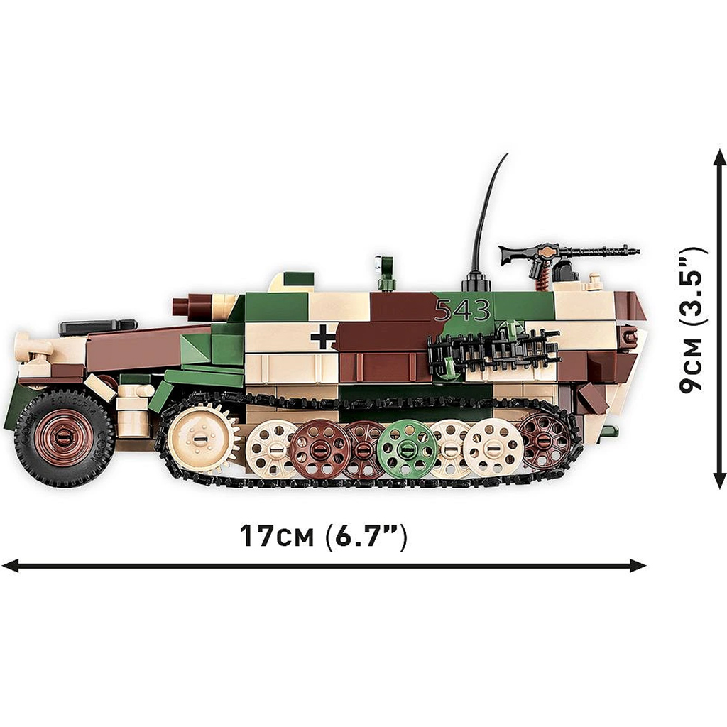 imagen de COBI: Sd.Kfz. 251/9 Stummel vehículo blindado de construcción (3096) 3