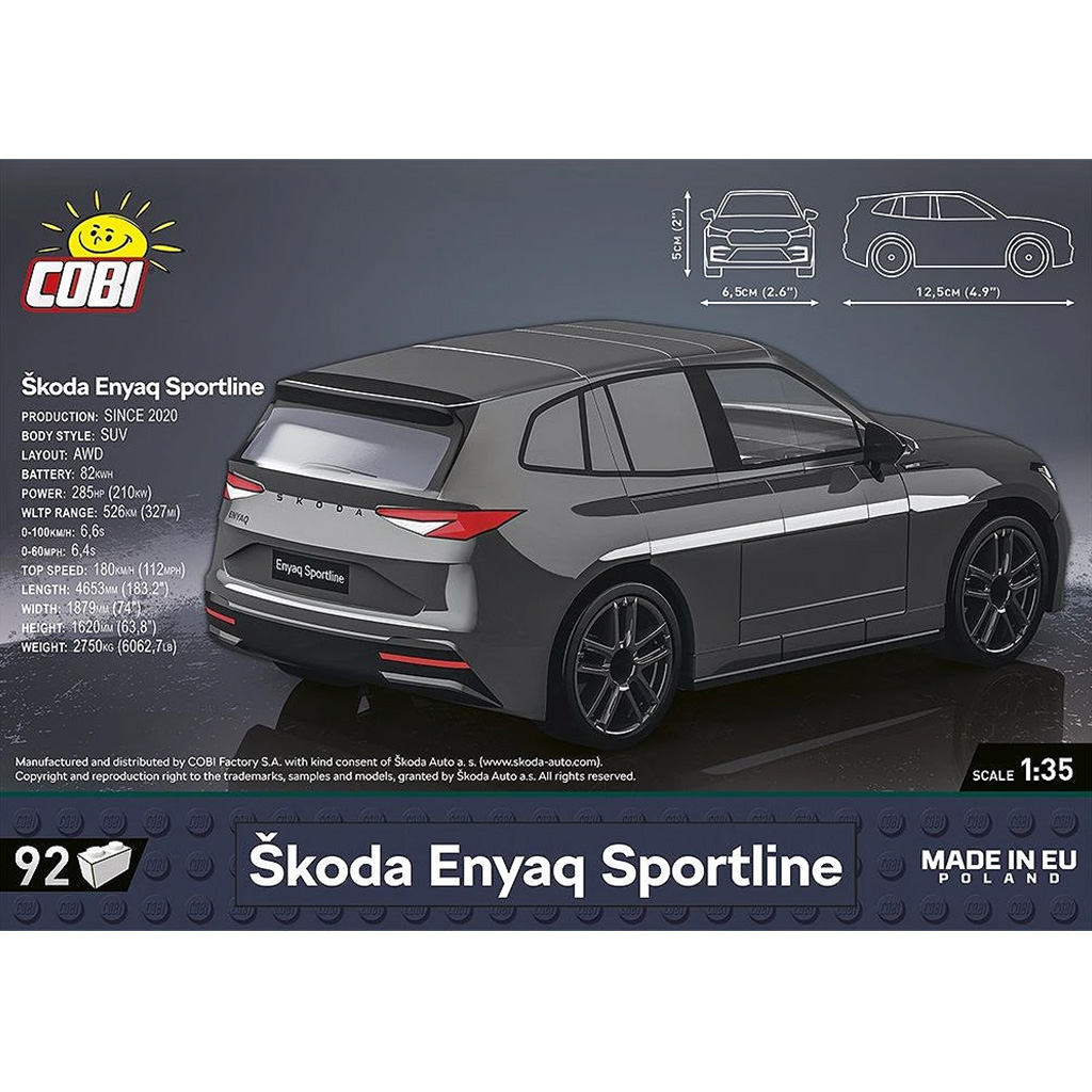 imagen de COBI: Škoda Enyaq Sportline juego de construcción (24576) 3