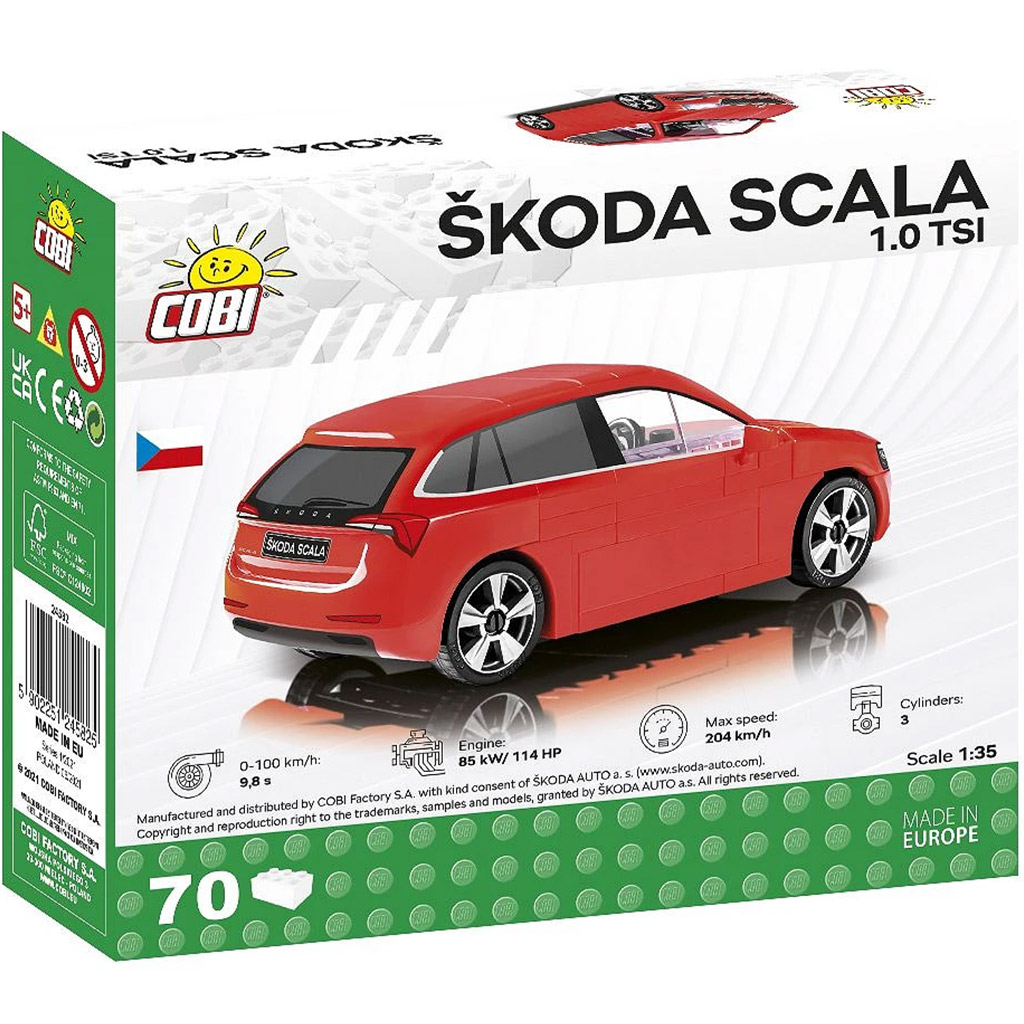 imagen de COBI: Škoda Scala 1.0 TSI juego de construcción (24582) 3