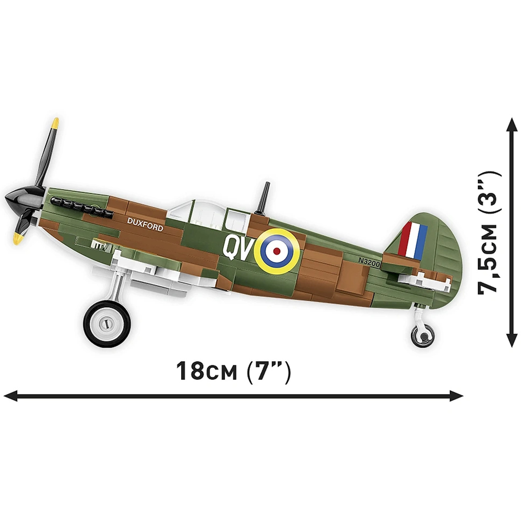 imagen de COBI: Spitfire Mk I N3200 Imperial War Museum Duxford avión de construcción (5868) 3