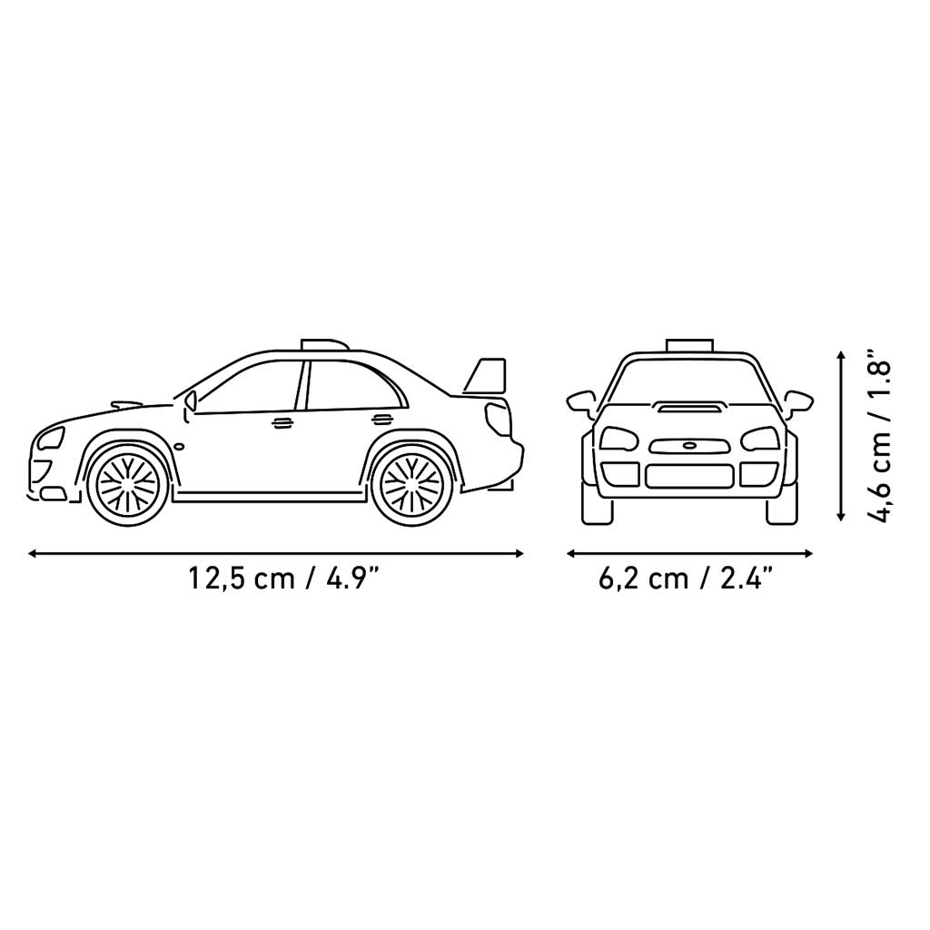 imagen de COBI: Subaru Impreza WRC 2003 coche de construcción (24650) 4
