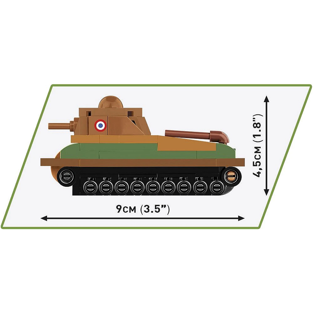 imagen de COBI: tanque francés Somua S-35 juego de construcción (3093) 4
