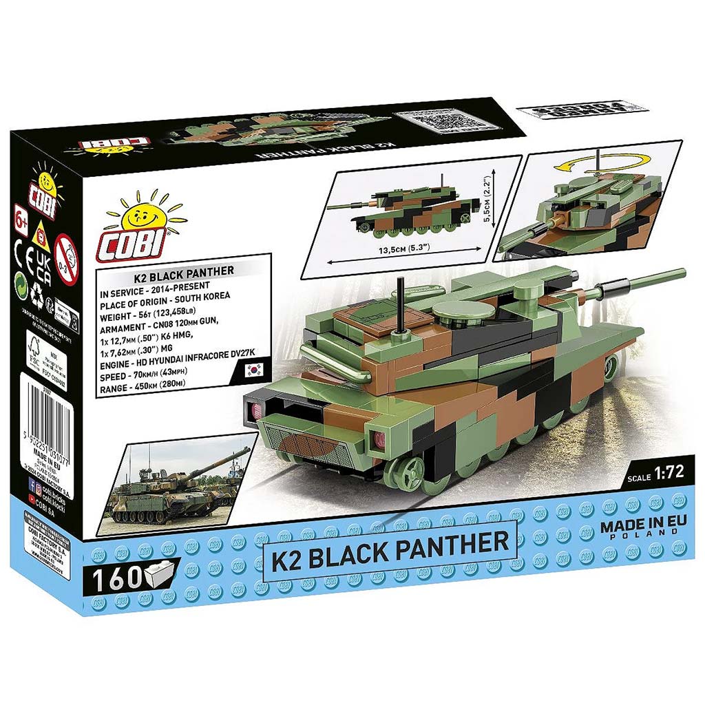 imagen de COBI: tanque K2 Black Panther juego de construcción (3107) 5