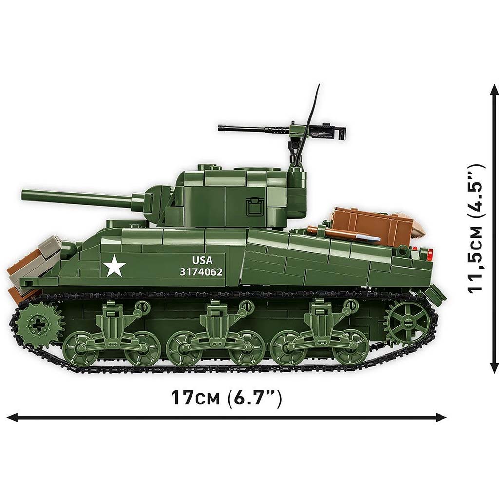 imagen de COBI: tanque M4A1 Sherman juego de construcción (3126) 5