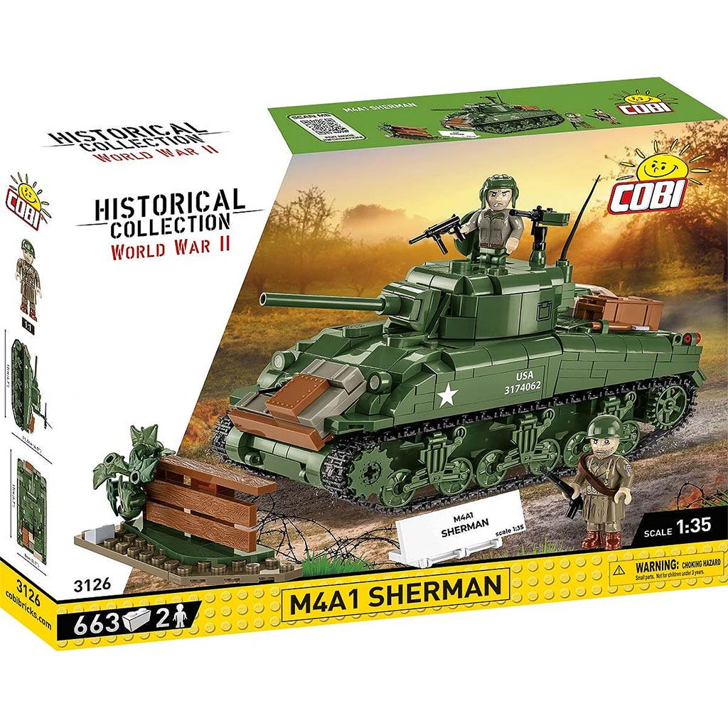 imagen de COBI: tanque M4A1 Sherman juego de construcción (3126) 1