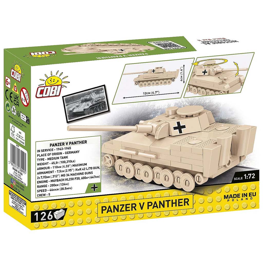 imagen de COBI: Tanque Panzer V Panther (3099) 5