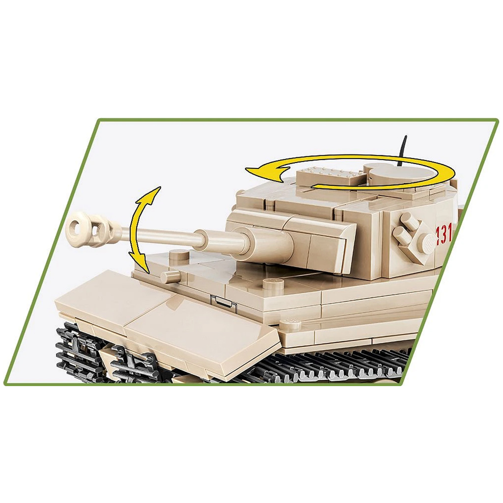 imagen de COBI: tanque Pzkpfw VI Tiger 131 juego de construcción (2710) 4