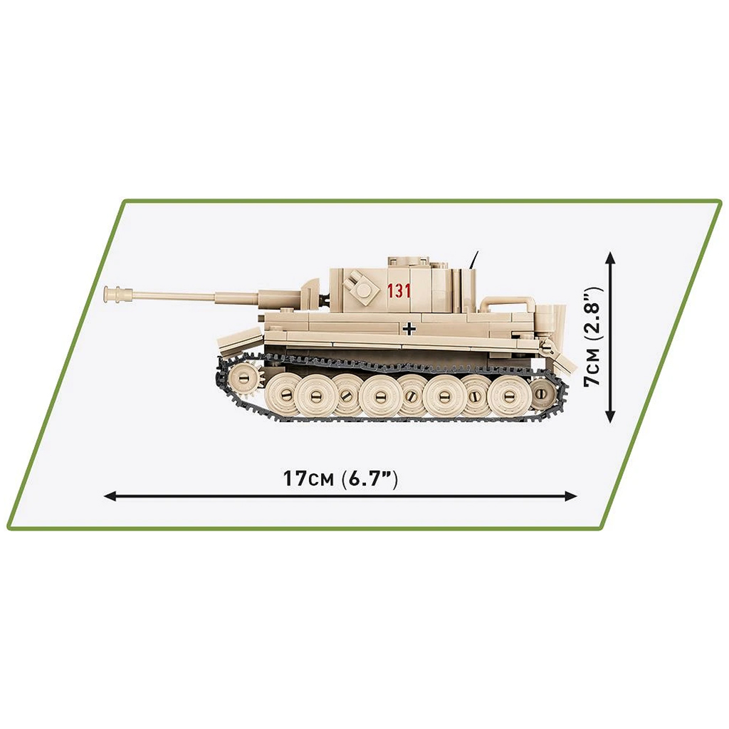 imagen de COBI: tanque Pzkpfw VI Tiger 131 juego de construcción (2710) 5