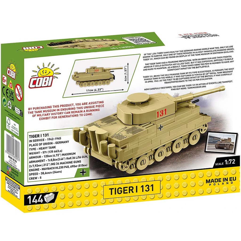 imagen de COBI: tanque Tiger I 131 juego de construcción (3095) 4