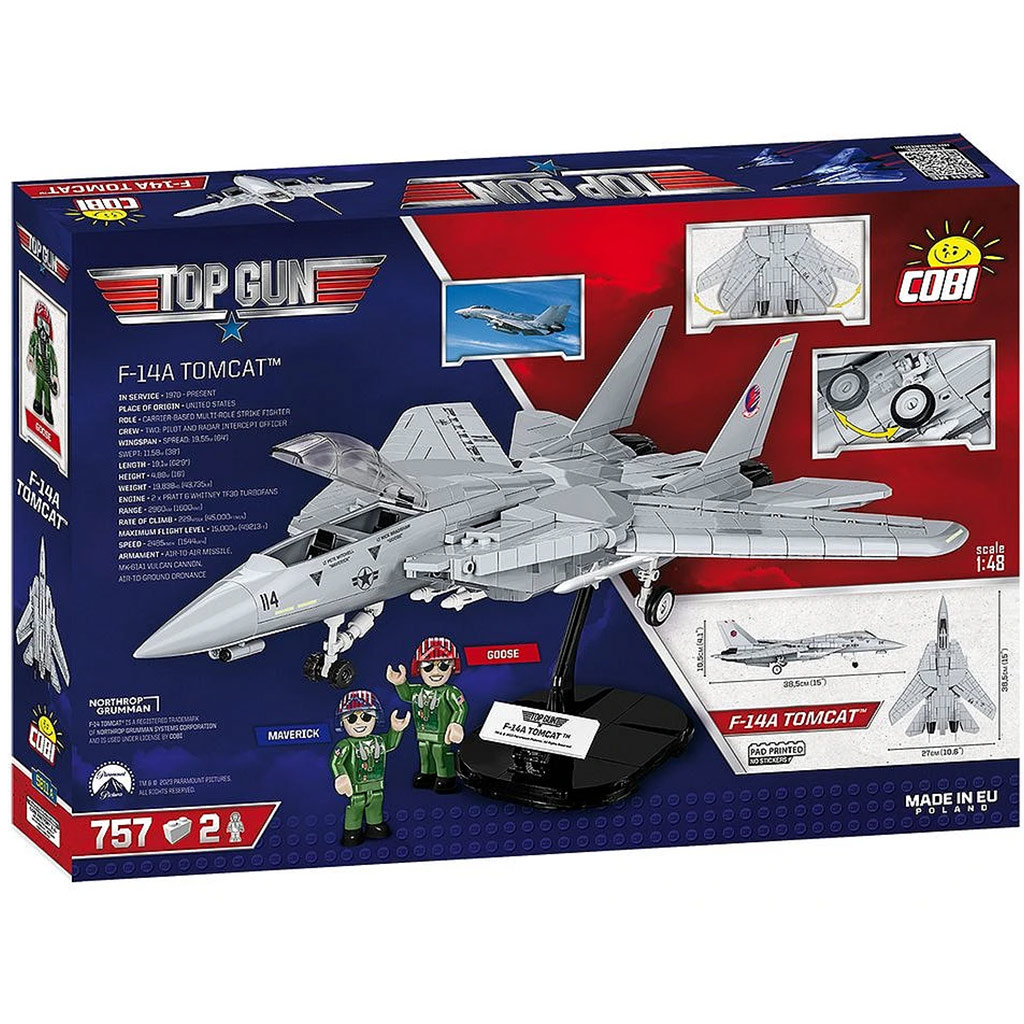 imagen de COBI: Top Gun F-14A Tomcat™ juego de construcción (5811A) 8