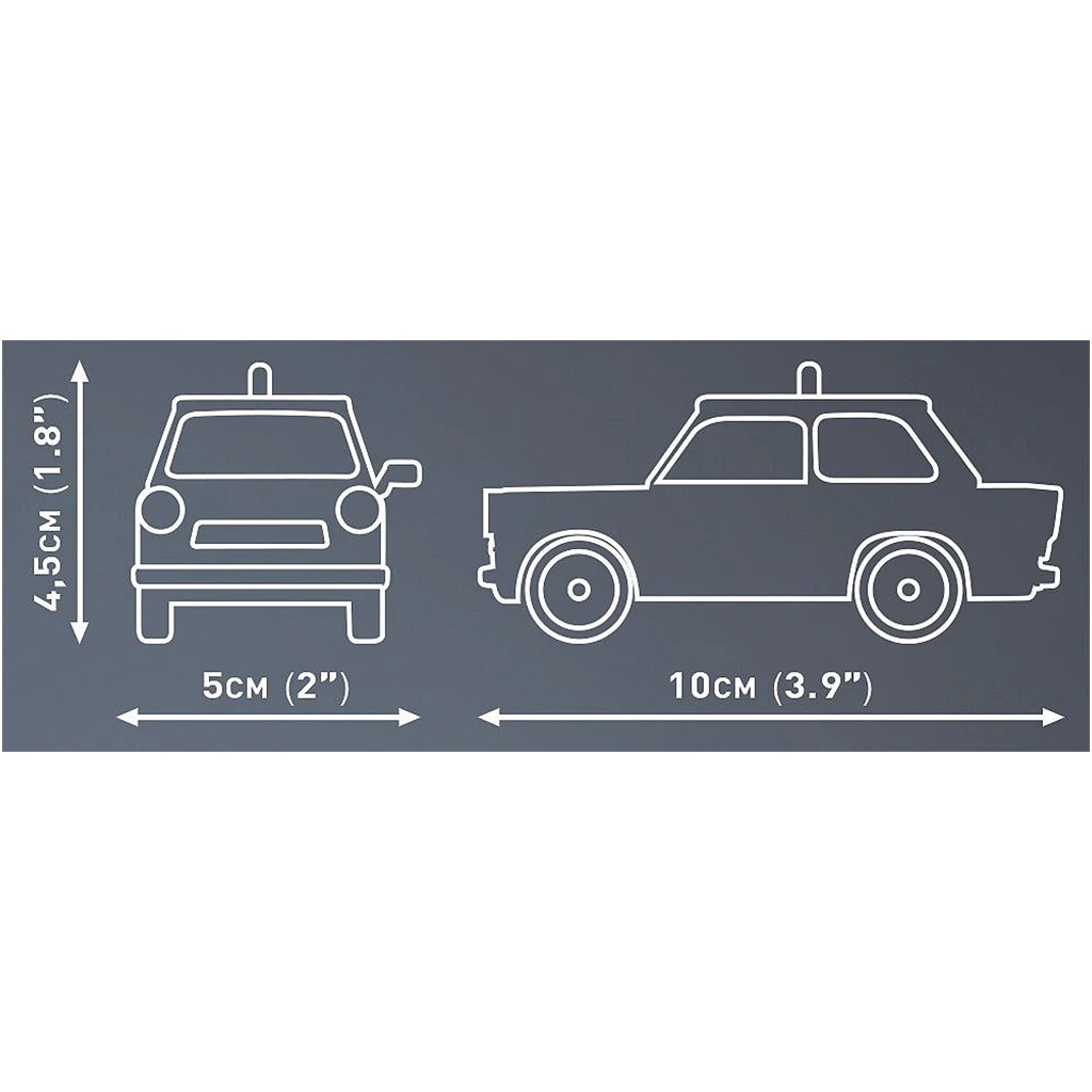 imagen de COBI: Trabant 601 Policía juego de construcción (24541) 3