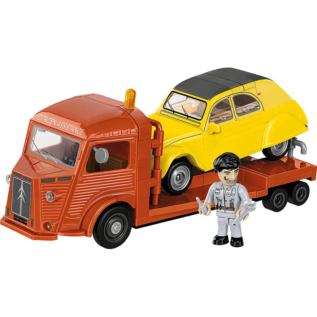 imagen de COBI: Transportador de coches Citroen Type H & juguete de construcción 2CV Type AZ (24627) 3