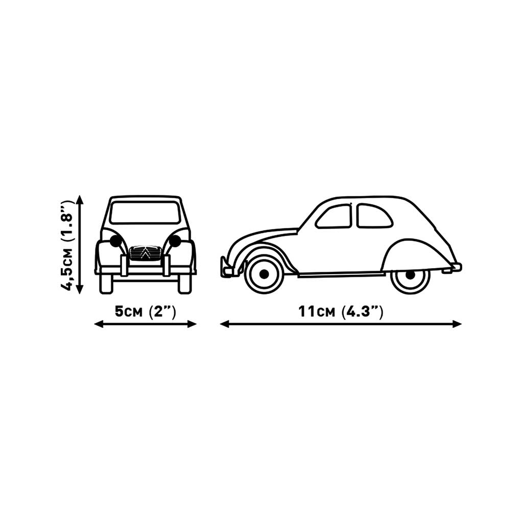 imagen de COBI: Transportador de coches Citroen Type H & juguete de construcción 2CV Type AZ (24627) 5