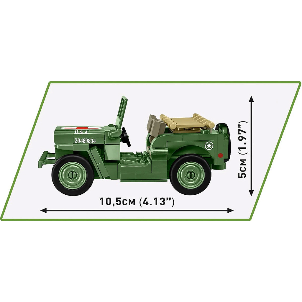 imagen de COBI: Vehículo médico Willys MB juego de construcción (2295) 3