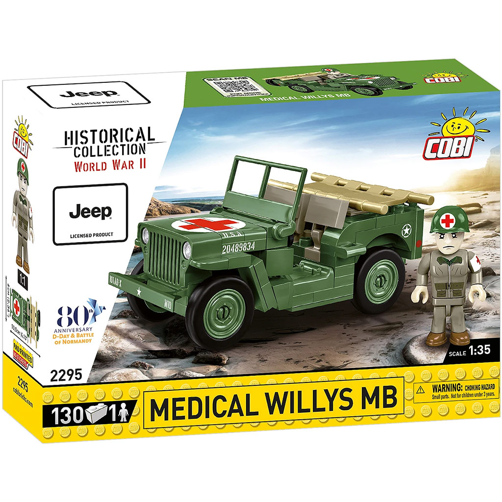 imagen de COBI: Vehículo médico Willys MB juego de construcción (2295) 1