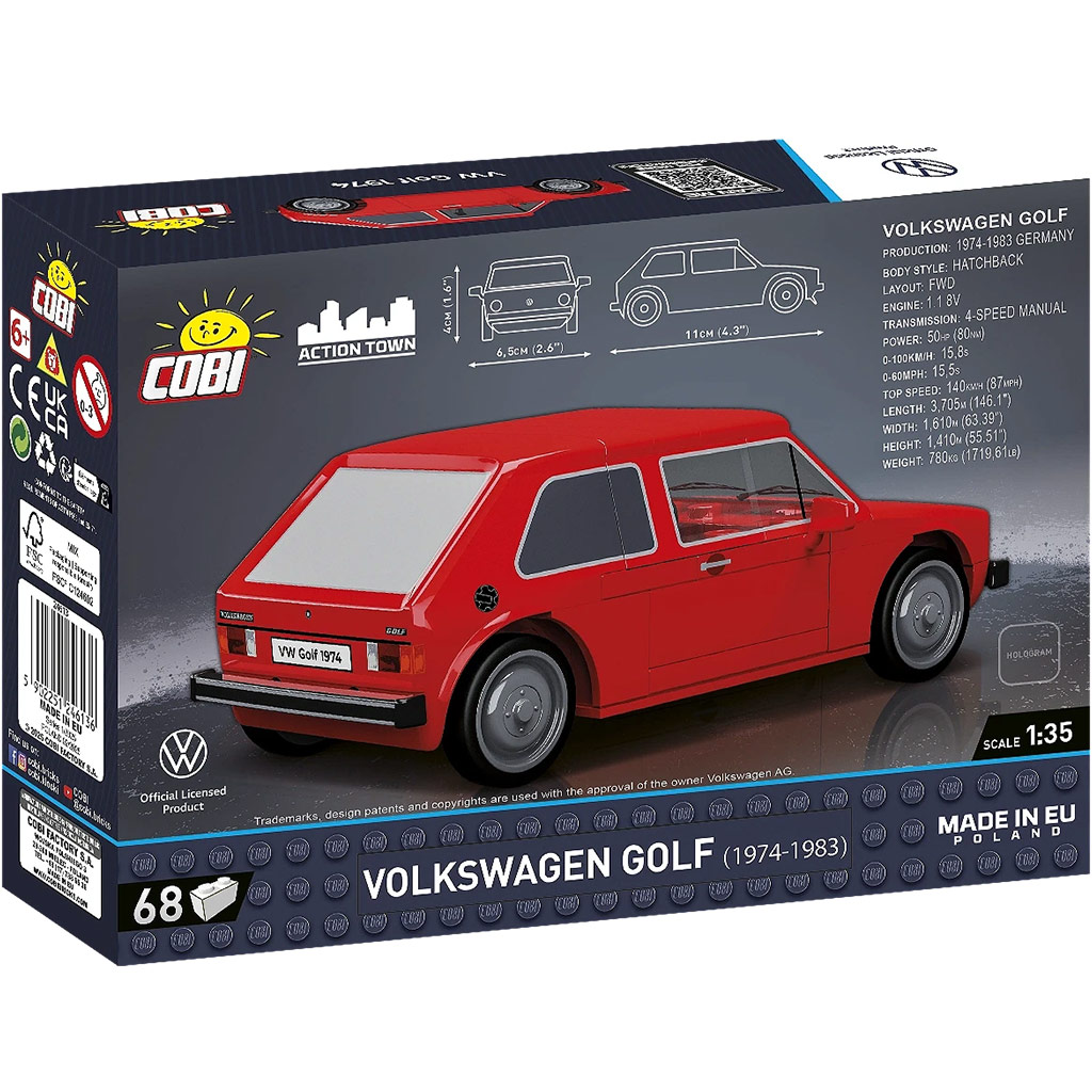 imagen de COBI: Volkswagen Golf Mk1 juego de construcción (24613) 3