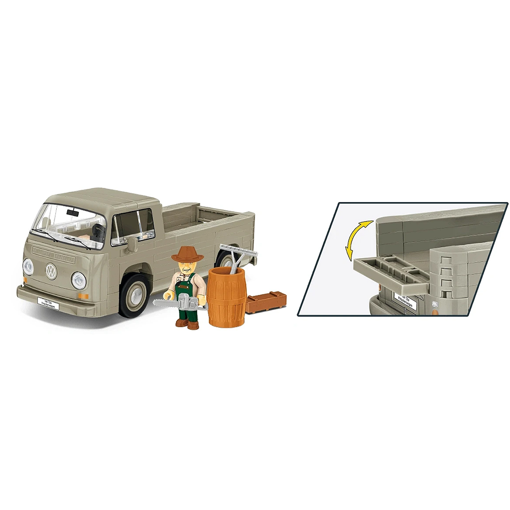 imagen de COBI: Volkswagen T2a camión de plataforma juguete de construcción (24618) 3
