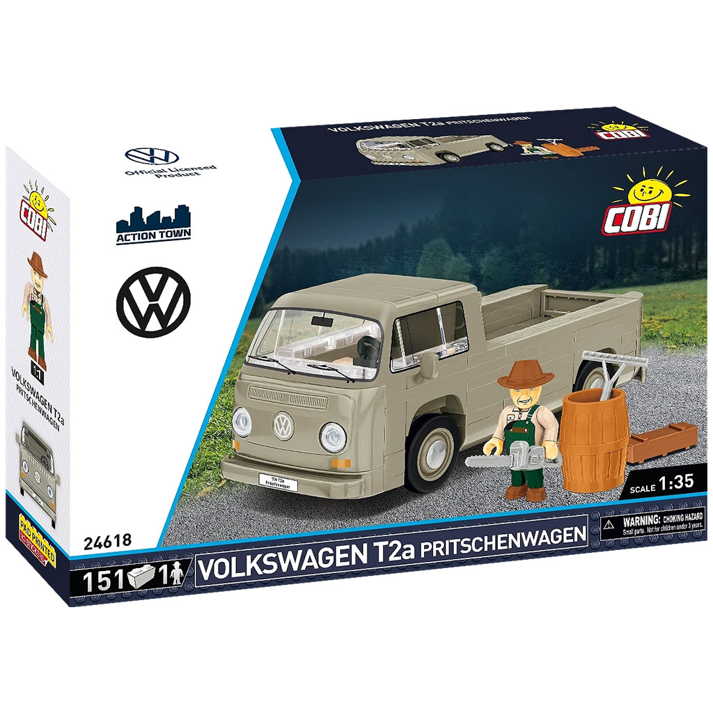 imagen de COBI: Volkswagen T2a camión de plataforma juguete de construcción (24618) 1