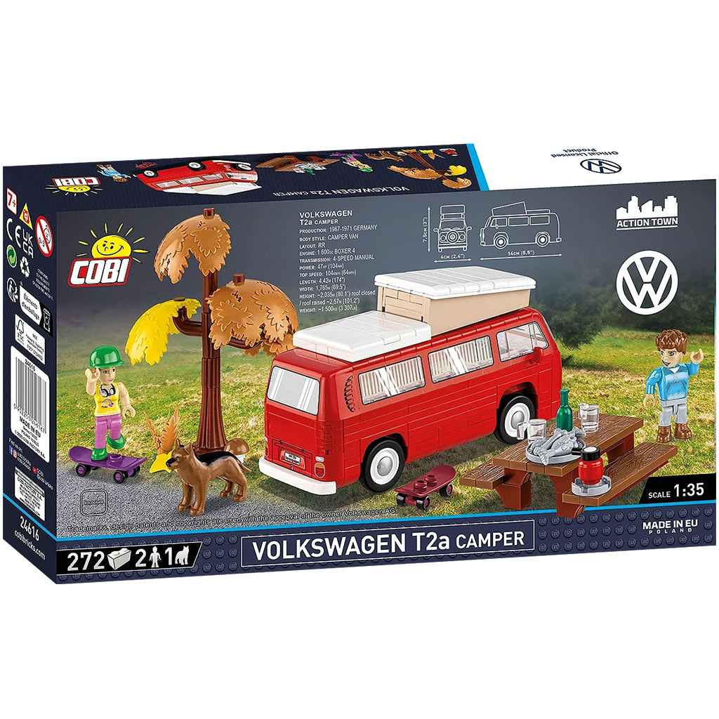 imagen de COBI: Volkswagen T2a Camper juego de construcción (24616) 8