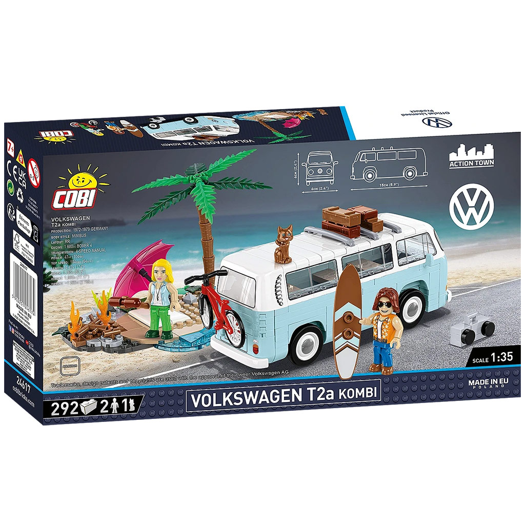 imagen de COBI: Volkswagen T2a Kombi juego de construcción (24617) 6