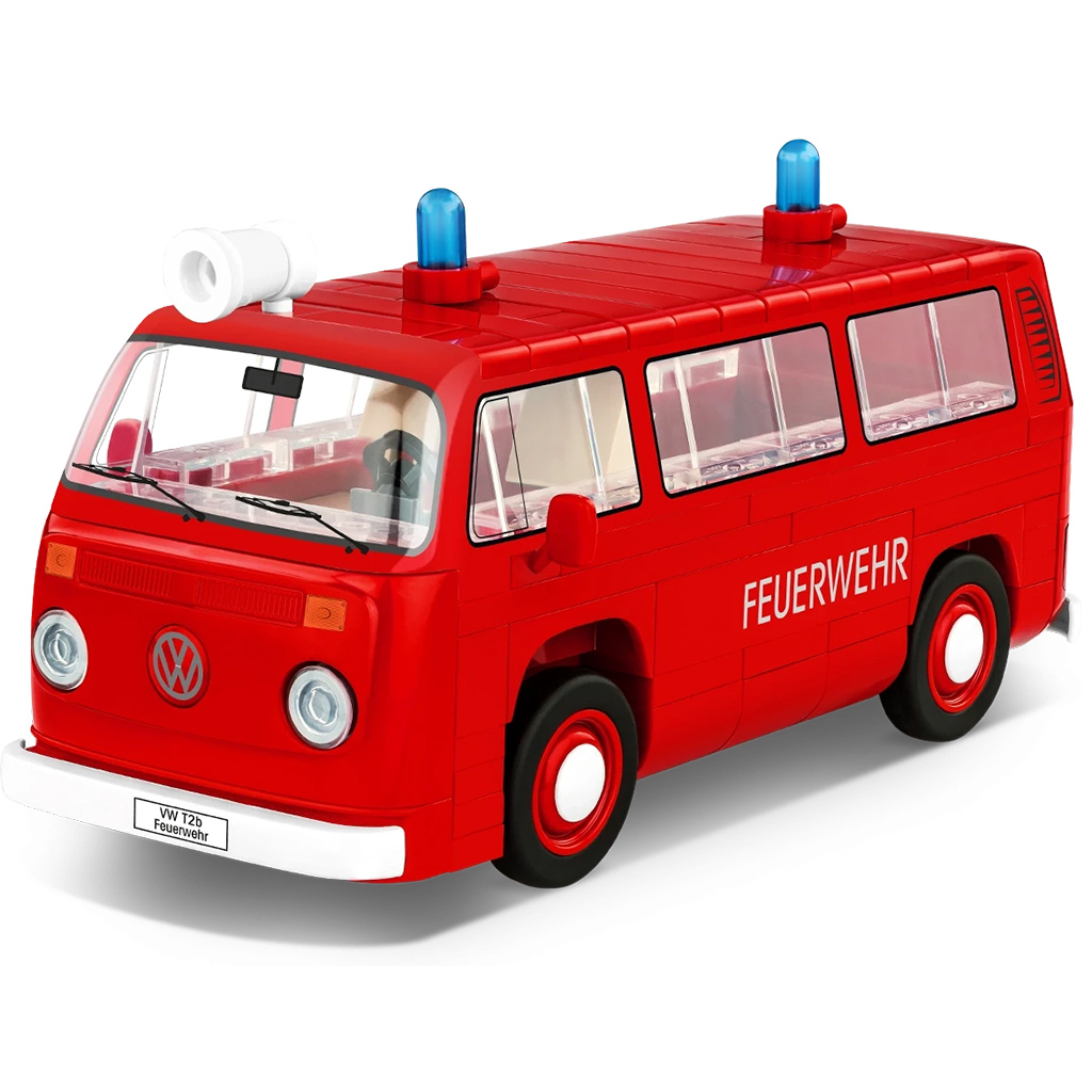 imagen de COBI: Volkswagen T2b Camión de Bomberos Juguete de Construcción (24622) 2