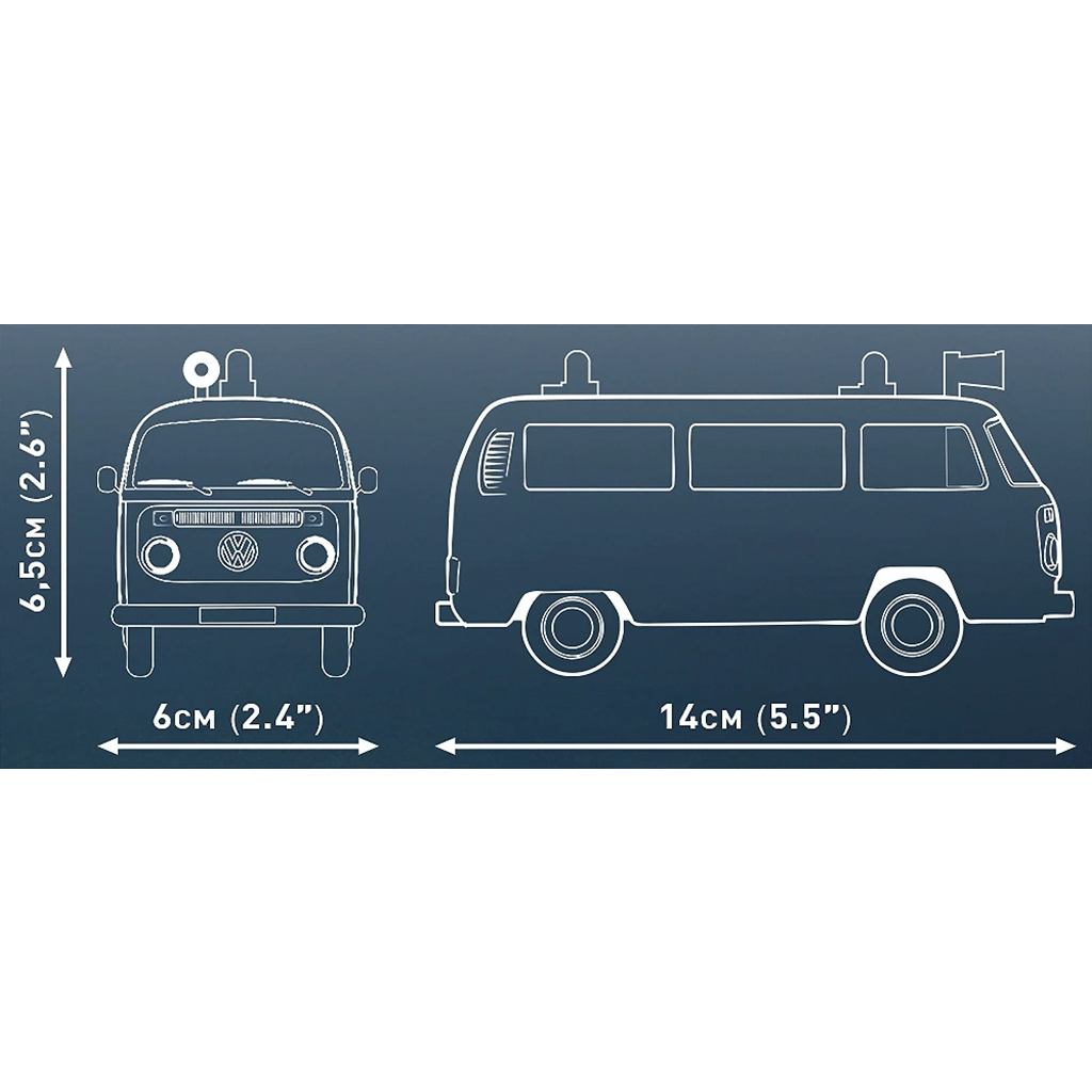 imagen de COBI: Volkswagen T2b Camión de Bomberos Juguete de Construcción (24622) 4