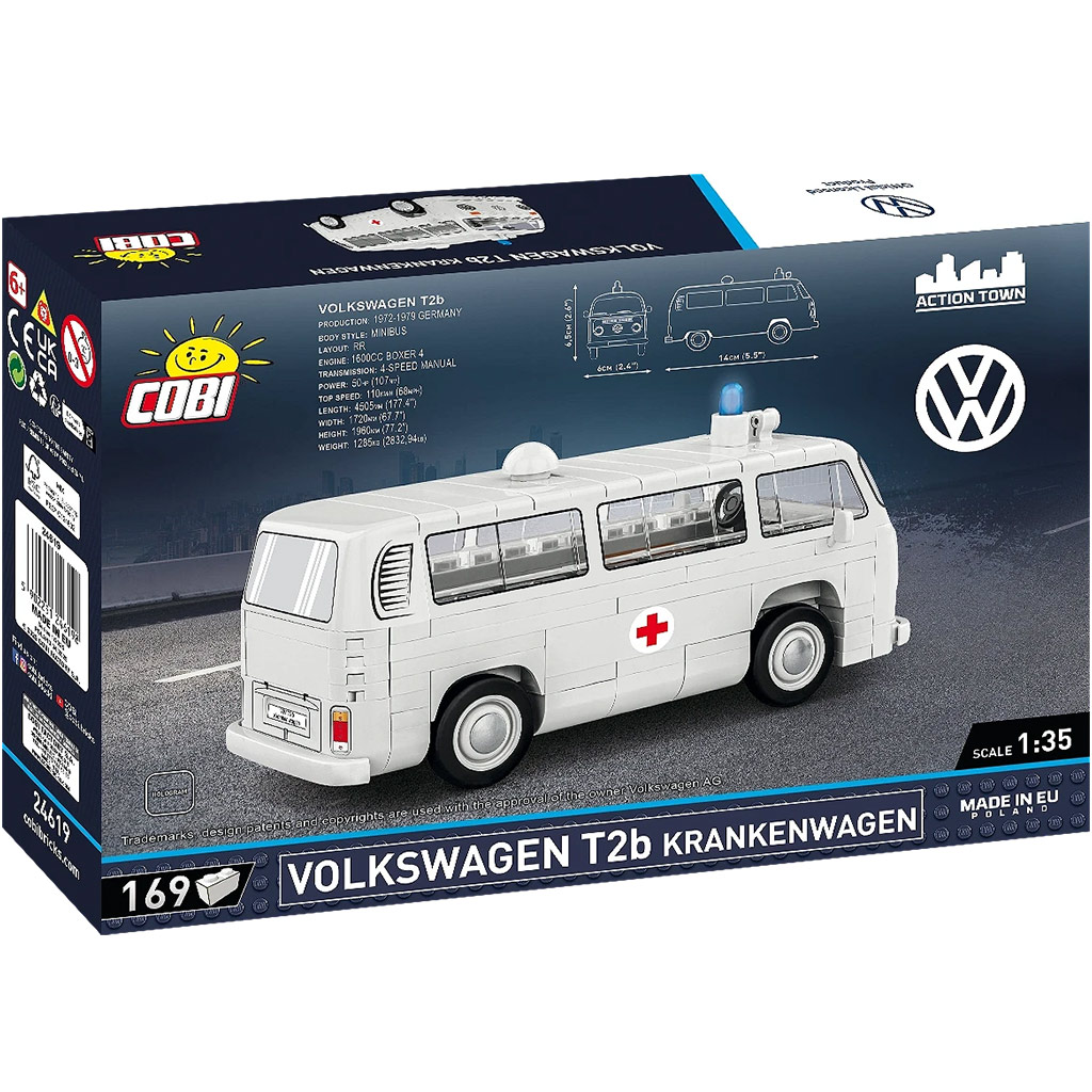 imagen de COBI: Volkswagen T2b vehículo de rescate juego de construcción (24619) 3