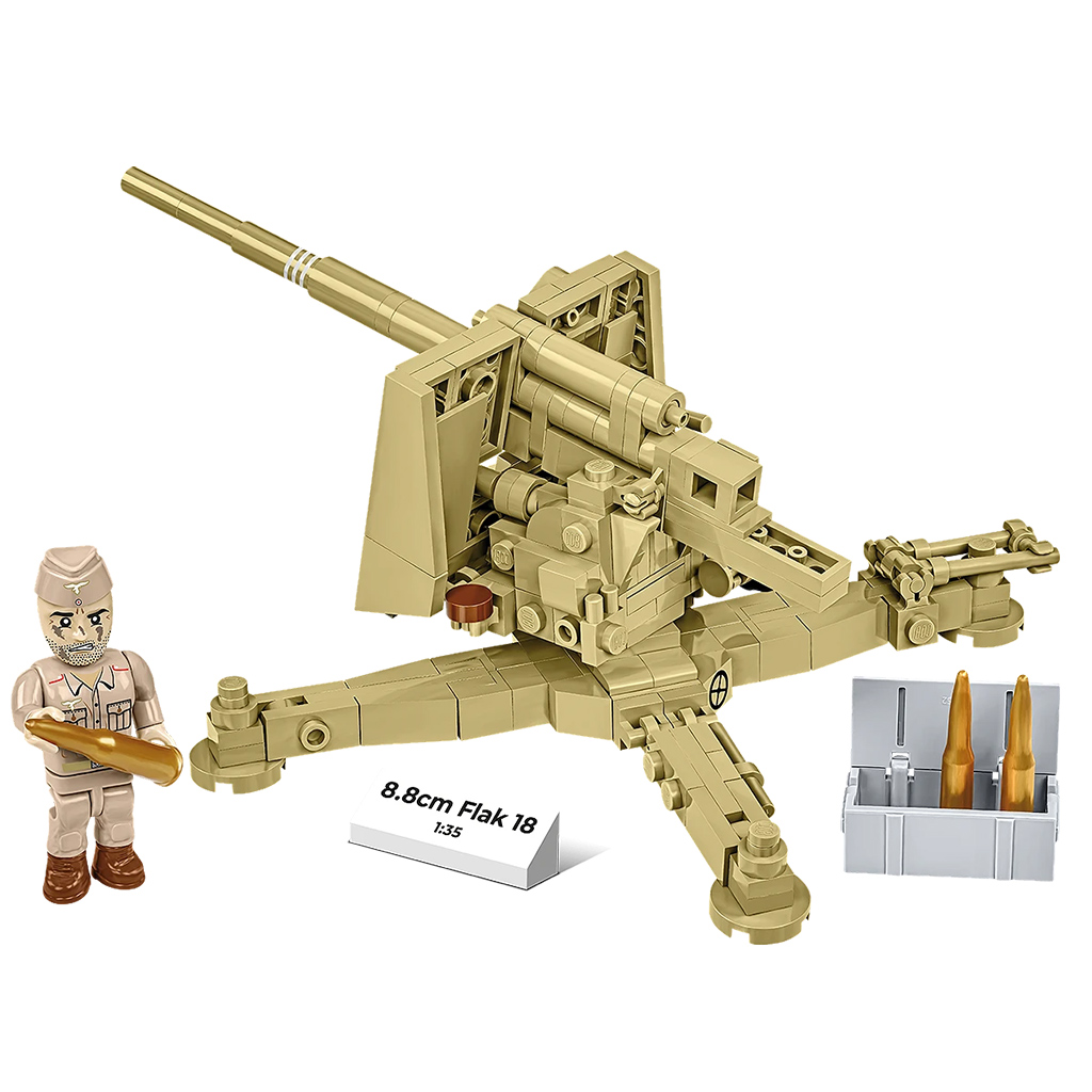imagen de COBI: WW II 8.8cm Flak 18 juego de construcción (3141) 3