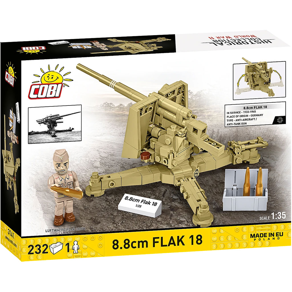 imagen de COBI: WW II 8.8cm Flak 18 juego de construcción (3141) 5