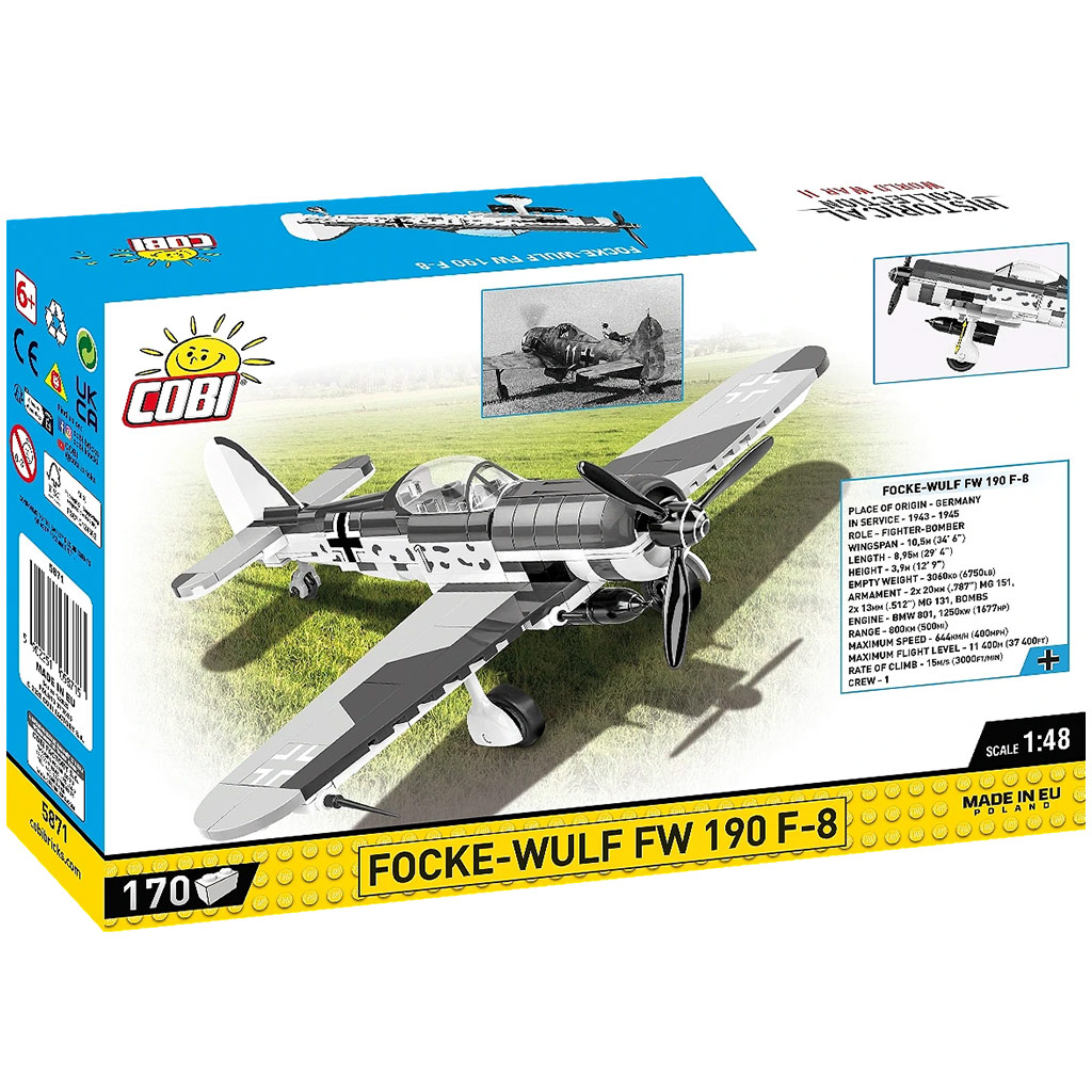 imagen de COBI: WW II Focke-Wulf FW 190 F-8 juguete de construcción (5871) 6