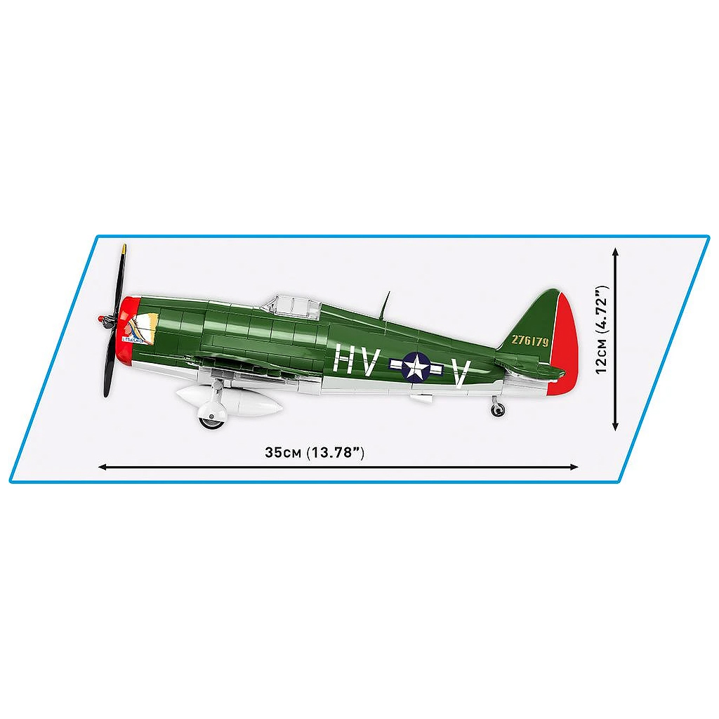imagen de COBI: WW II P-47 Thunderbolt juego de construcción (5737) 4
