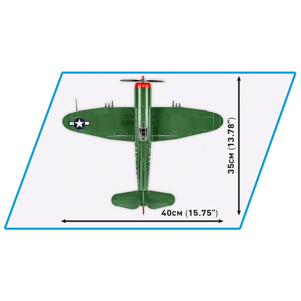 imagen de COBI: WW II P-47 Thunderbolt juego de construcción (5737) 5