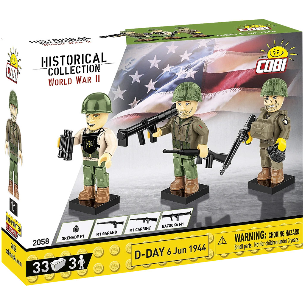 imagen de COBI: WWII Día D 6 de junio de 1944. conjunto de figuras (2058) 1