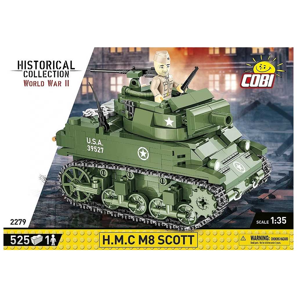 imagen de COBI: WWII H.M.C M8 Scott tanque de construcción (2279) 1