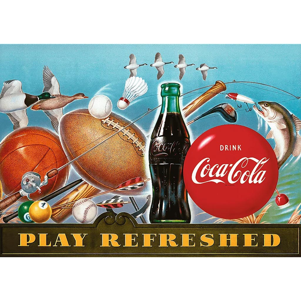 imagen de Coca-Cola el momento refrescante rompecabezas de 1000 piezas Premium plus quality - Trefl 2